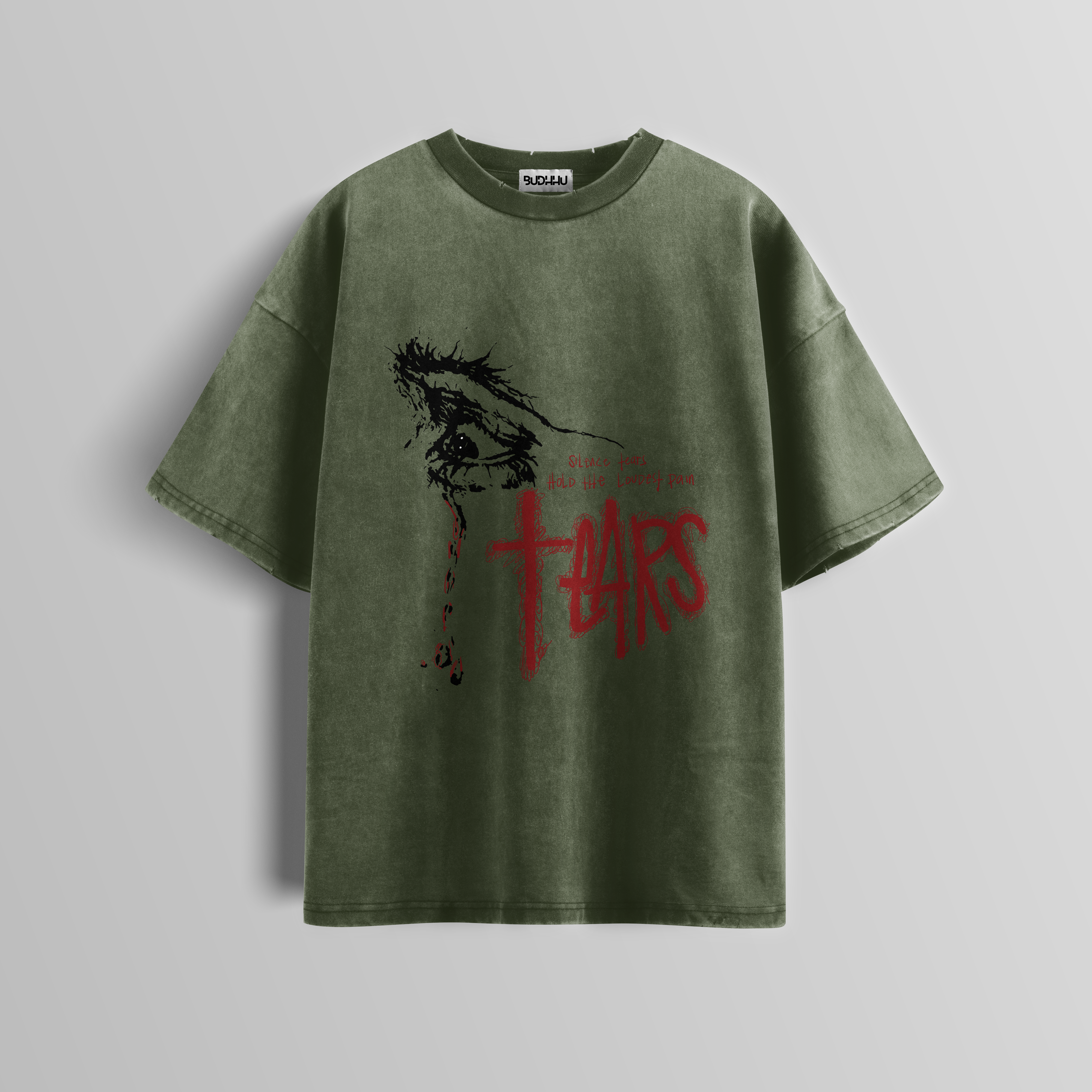 Silent Tears Acid Wash Tee
