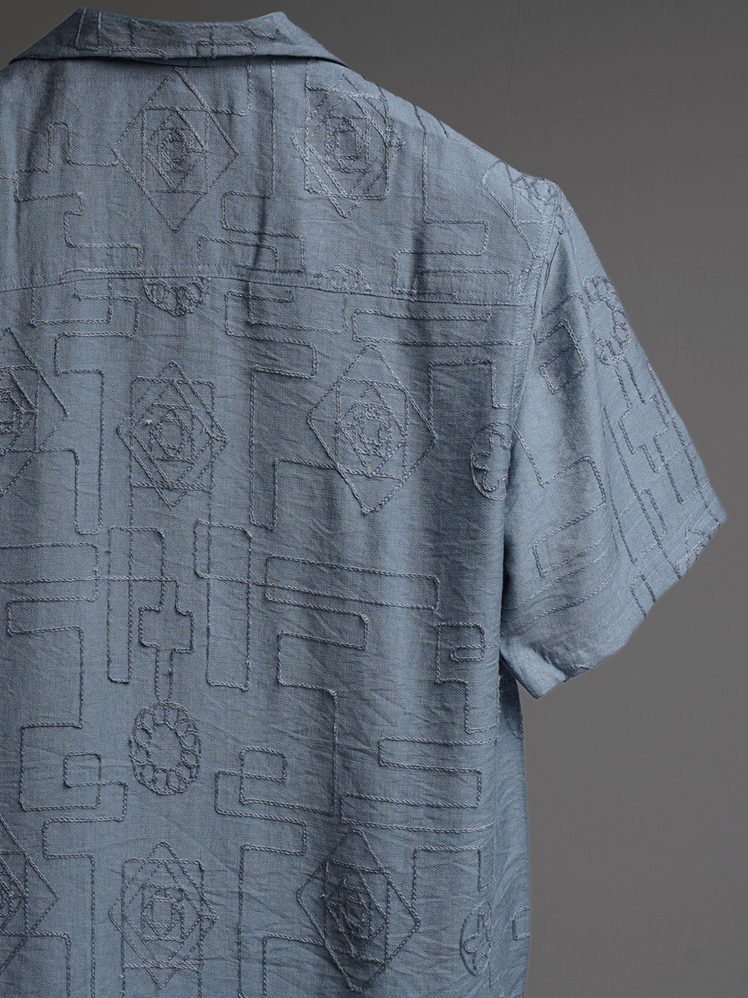 Silver Sky Knitted Shirt