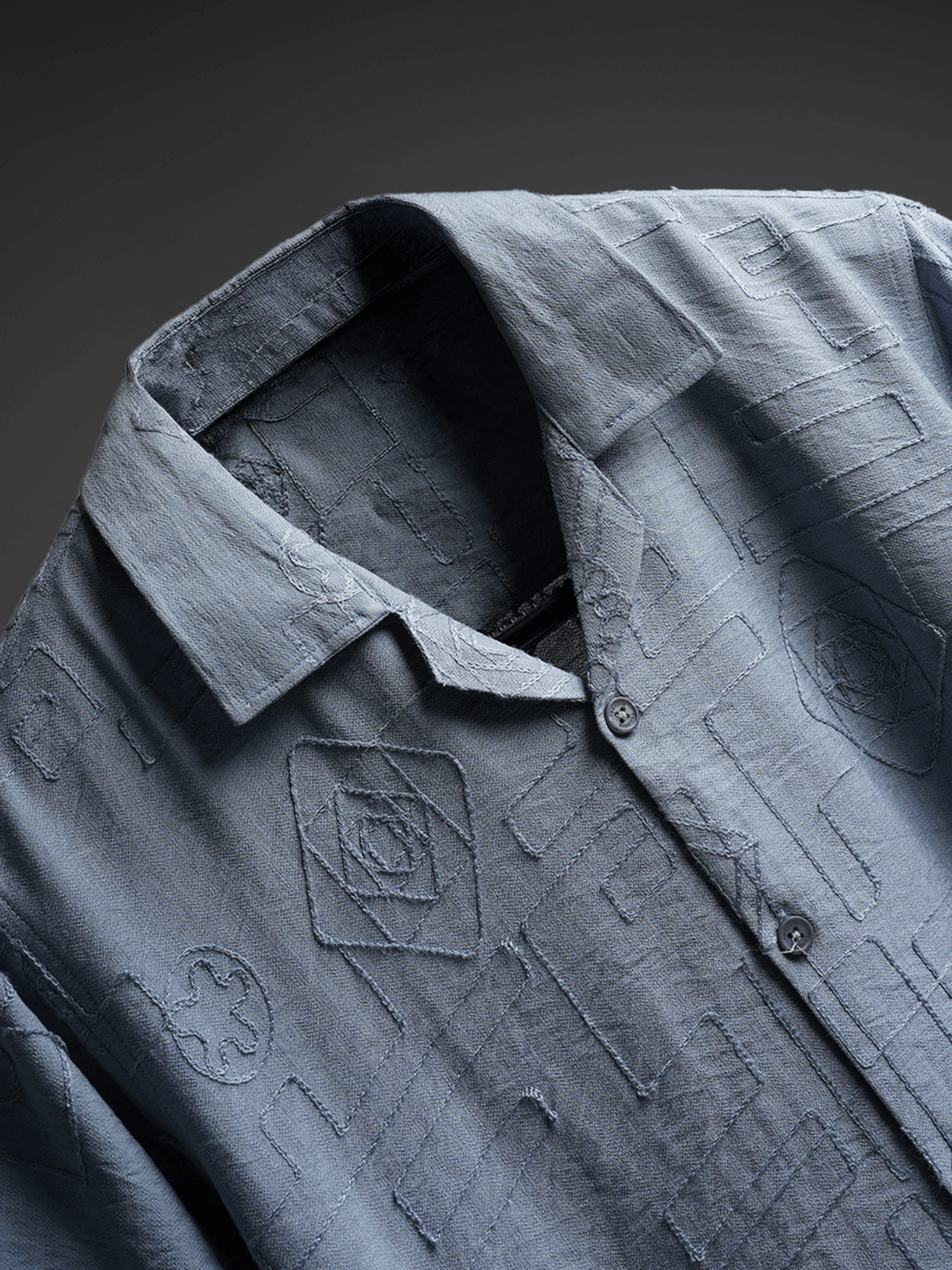 Silver Sky Knitted Shirt