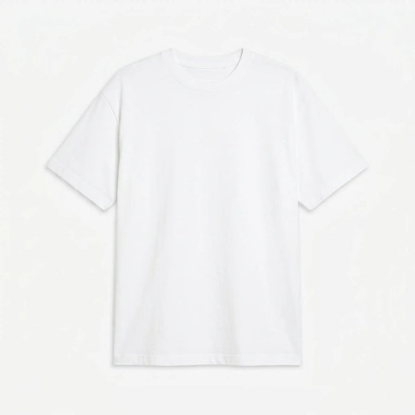 Premium Cotton Relaxed T-Shirt White