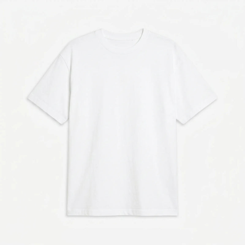 Premium Cotton Relaxed T-Shirt White
