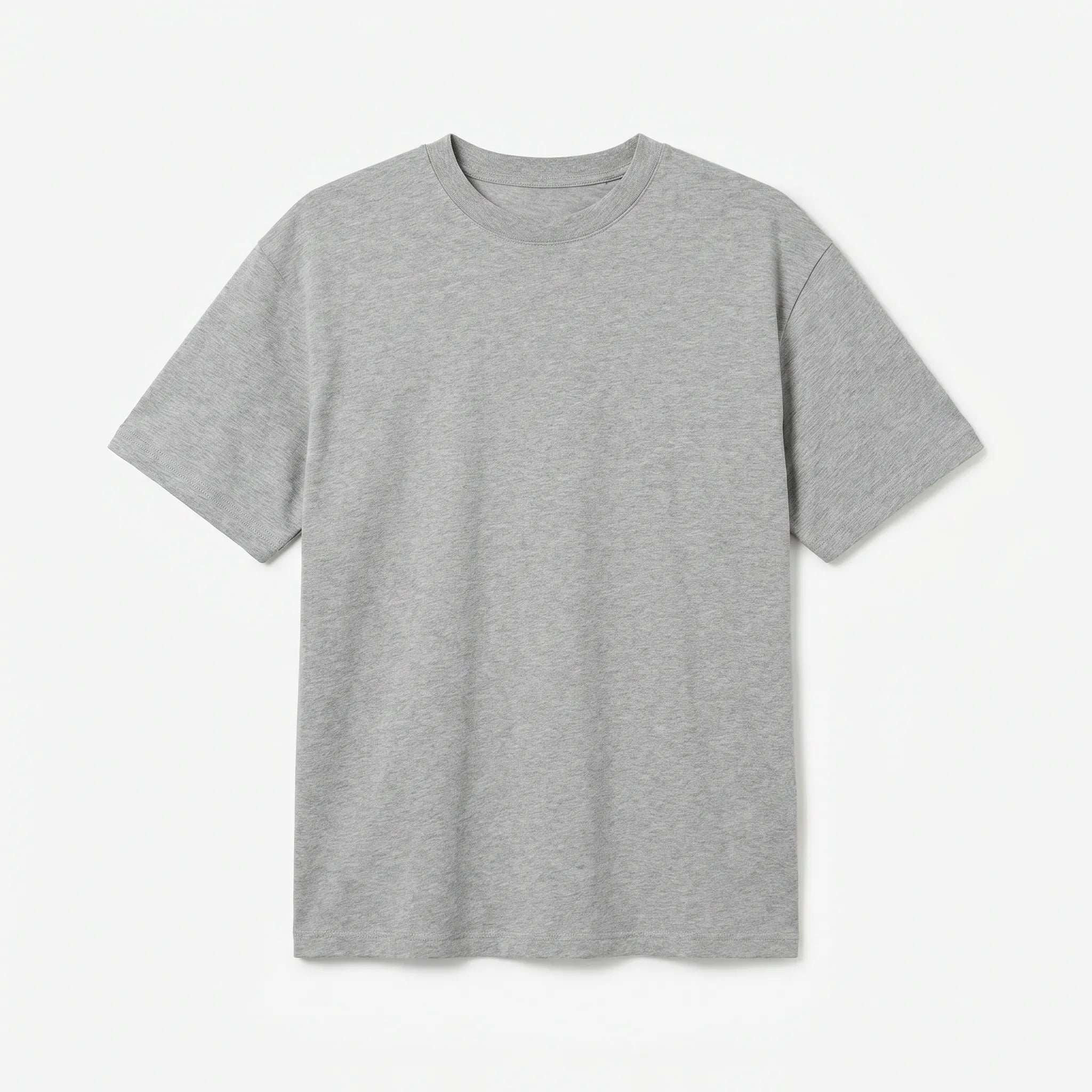 Premium Cotton Relaxed T-Shirt Grey CLAZZEY