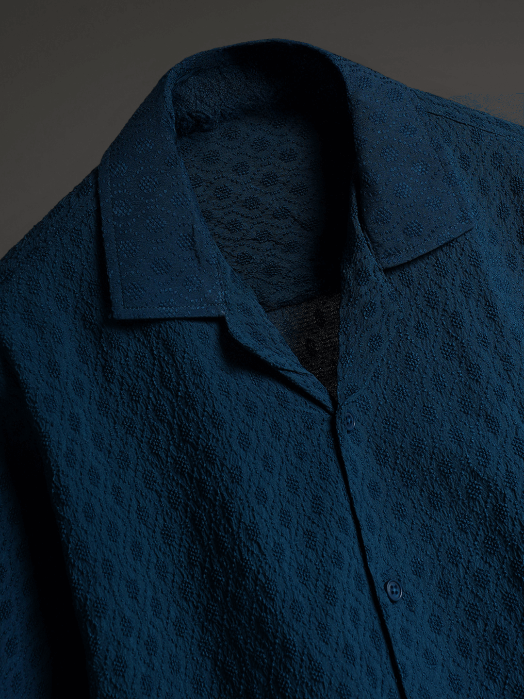 Twilight Blue Knitted Shirt