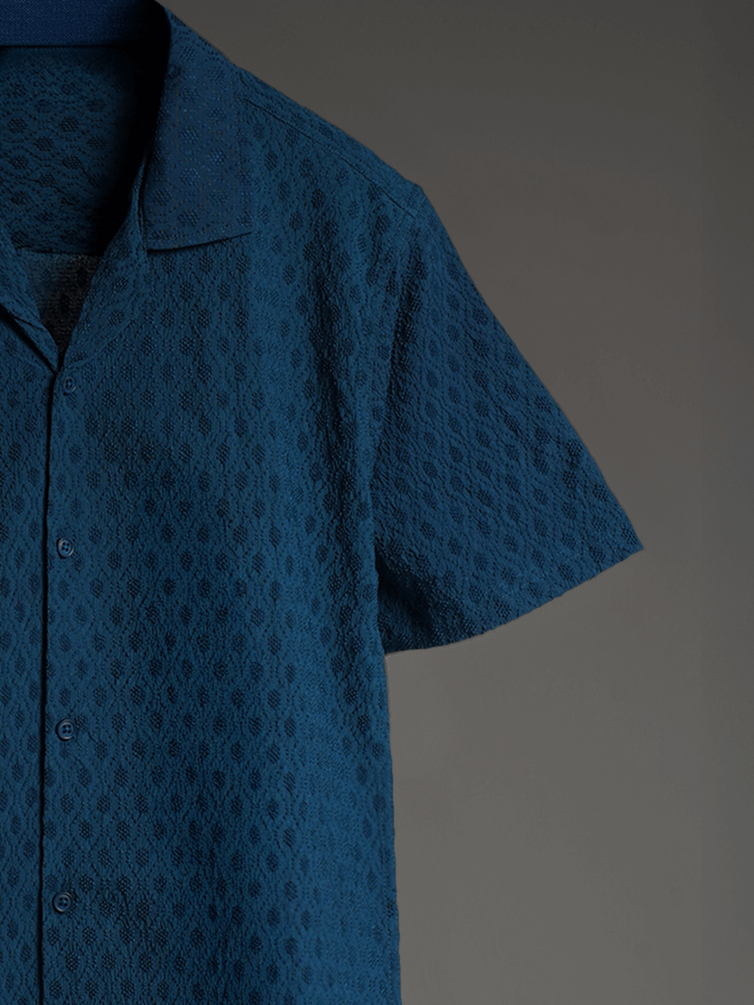 Twilight Blue Knitted Shirt