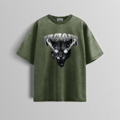 Vicious Instinct Acid Wash Tee