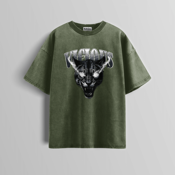 Vicious Instinct Acid Wash Tee