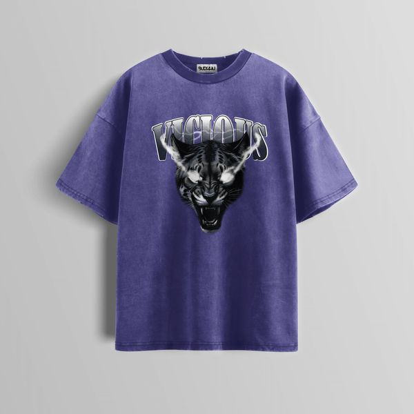 Vicious Instinct Acid Wash Tee