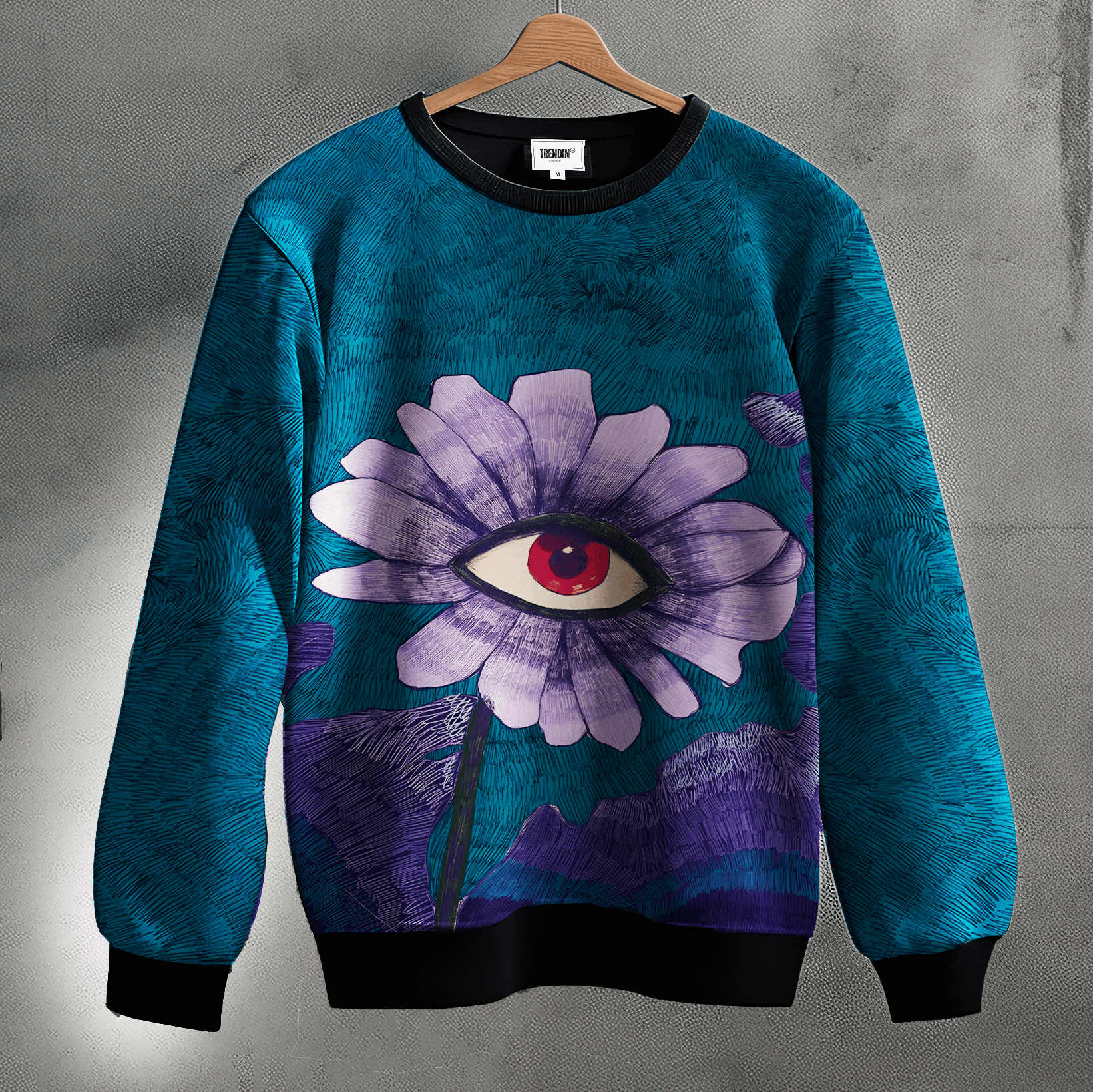 Vision Bloom Printed Sweatshirt
