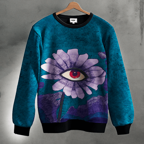 Vision Bloom Printed Sweatshirt