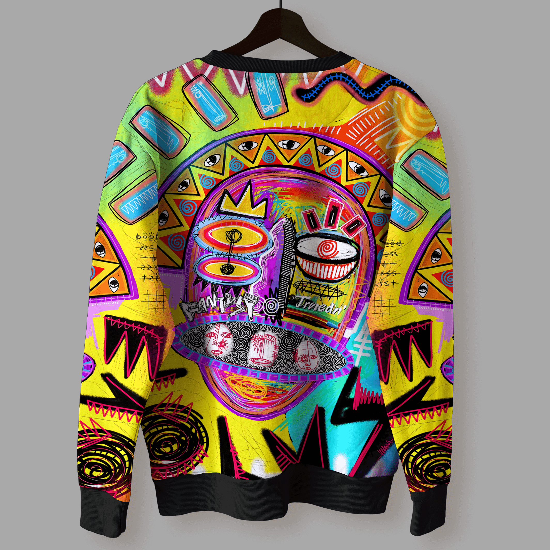 Vivid Frenzy Printed Sweatshirt