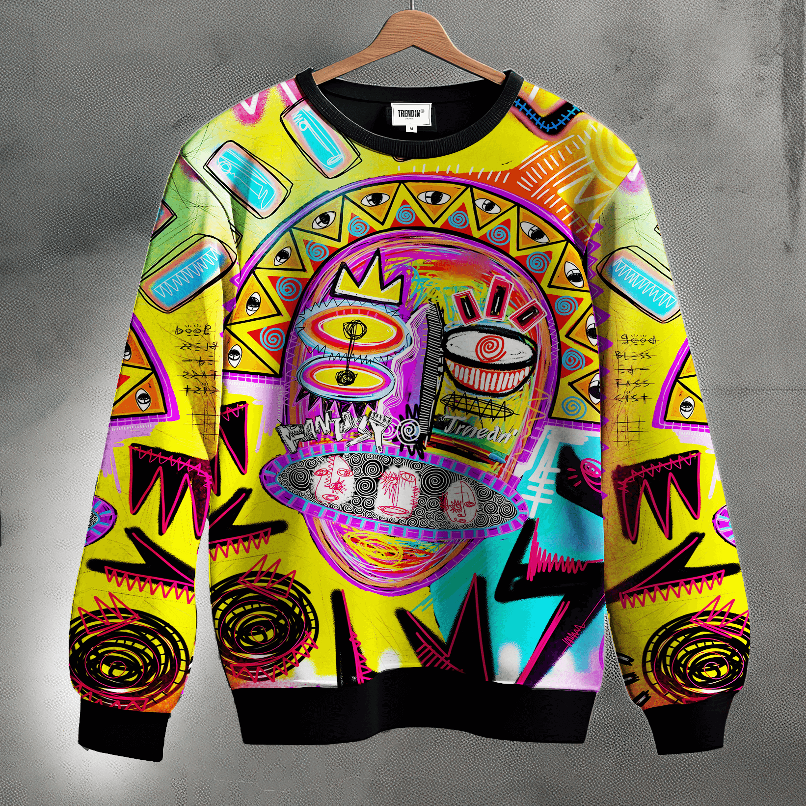 Vivid Frenzy Printed Sweatshirt