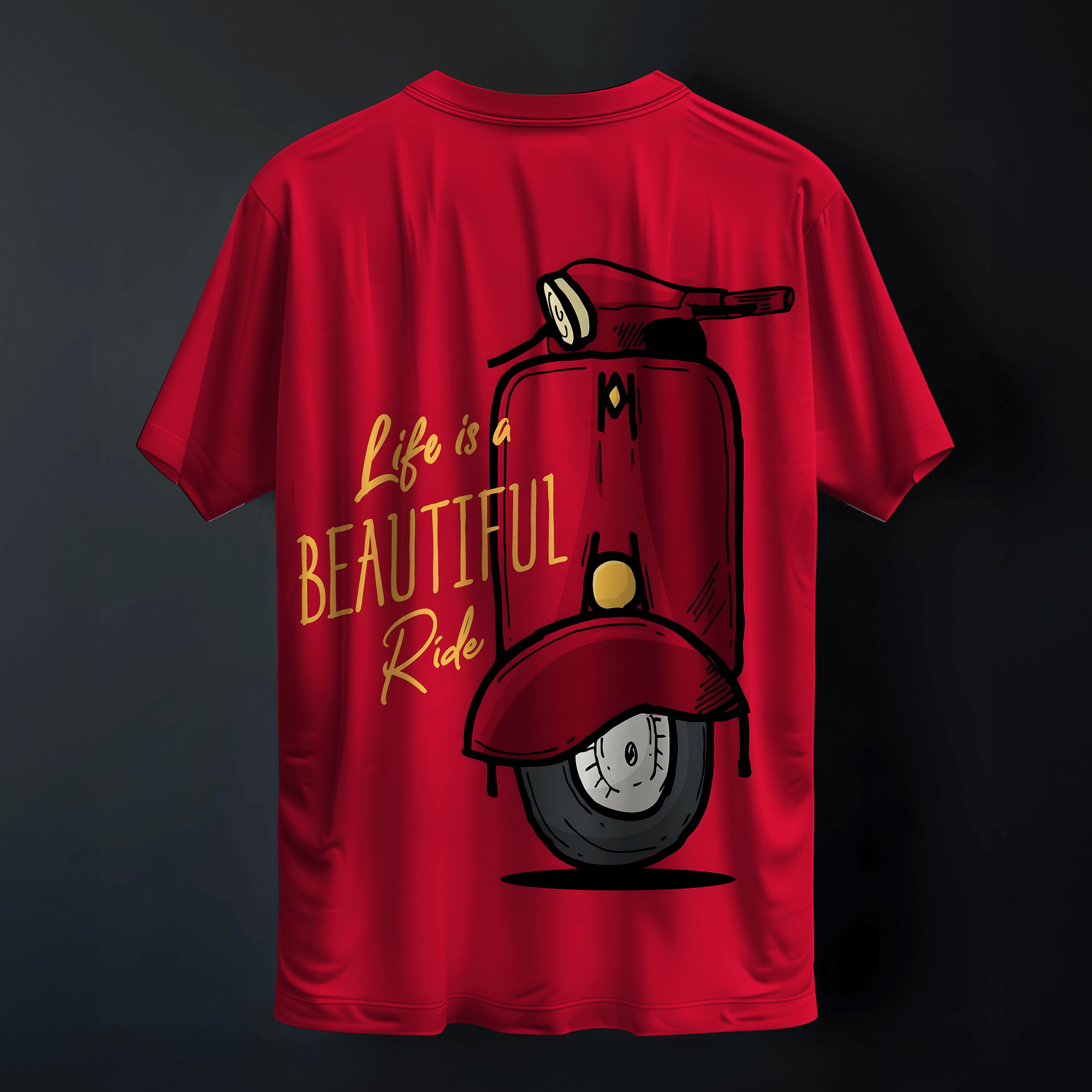 Wheels Of Freedom Printed Tee