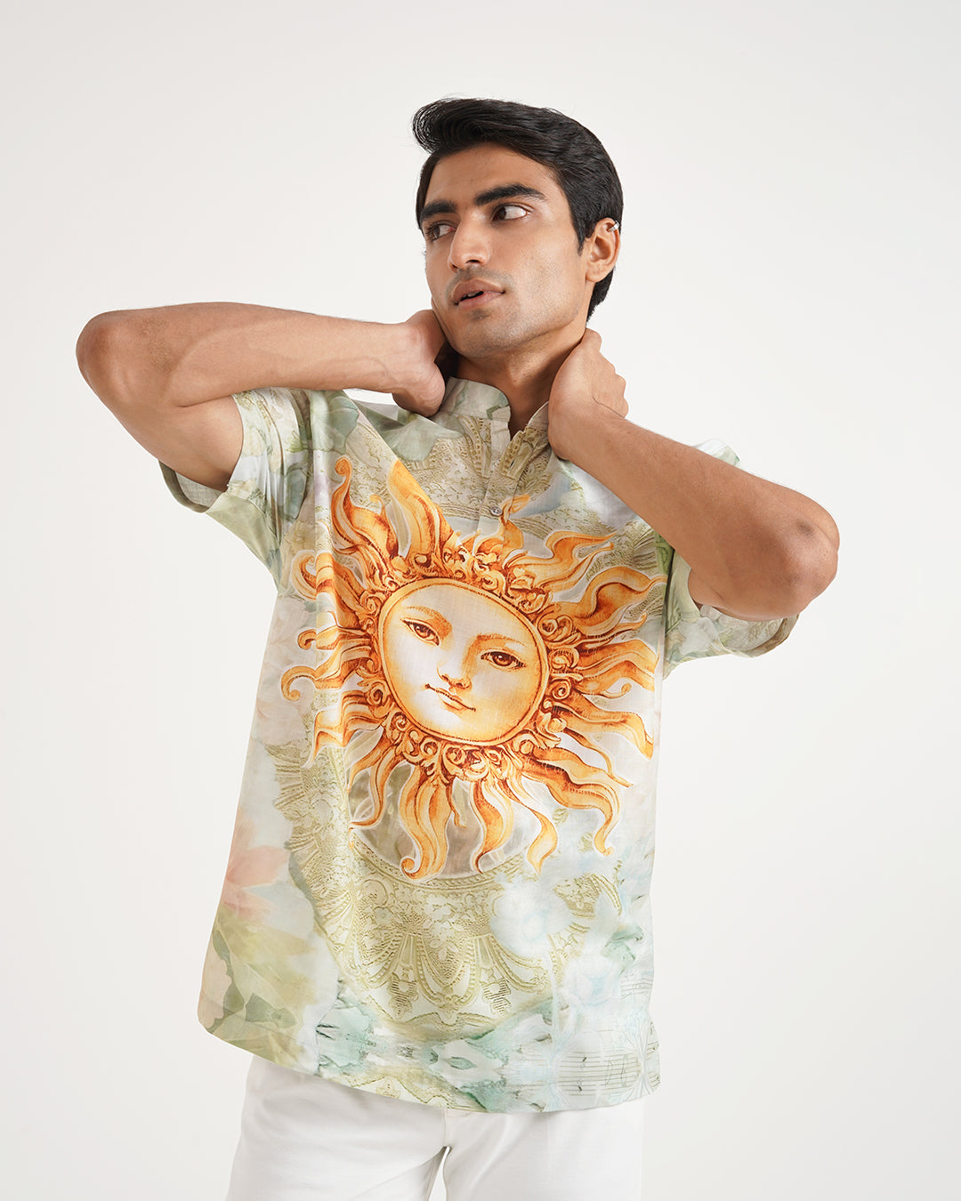 White Heat Short Kurta - CLAZZEY