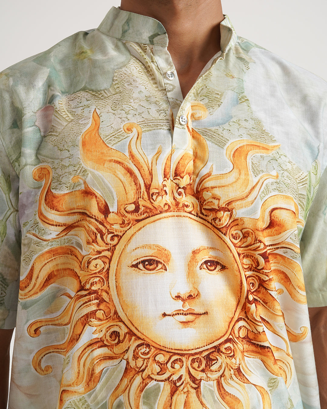 White Heat Short Kurta - CLAZZEY