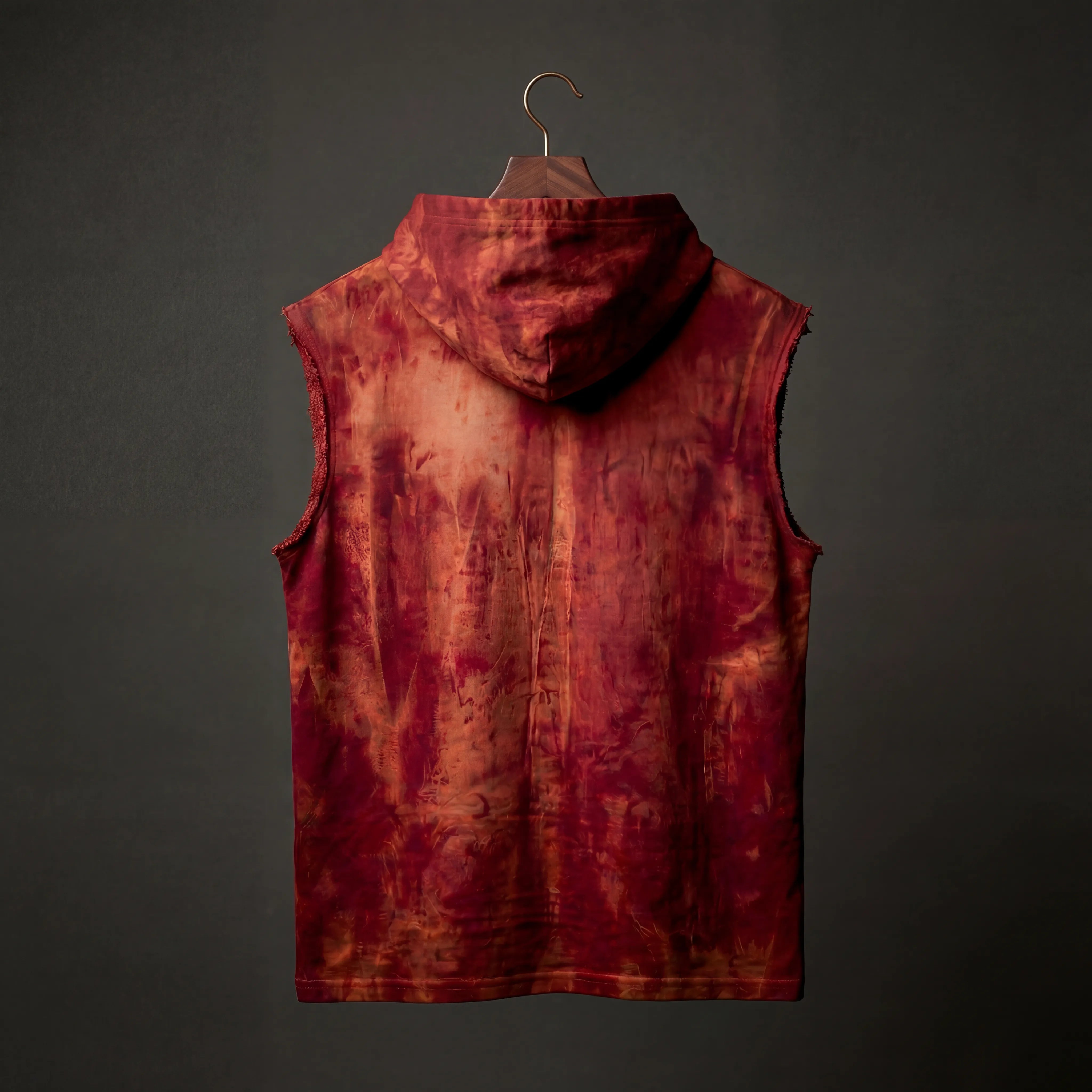 Inferno Veil Sleeveless Oversized Hoodie