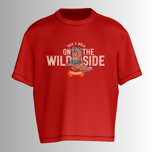 Wildside Brew Puff Printed Oversize Tee
