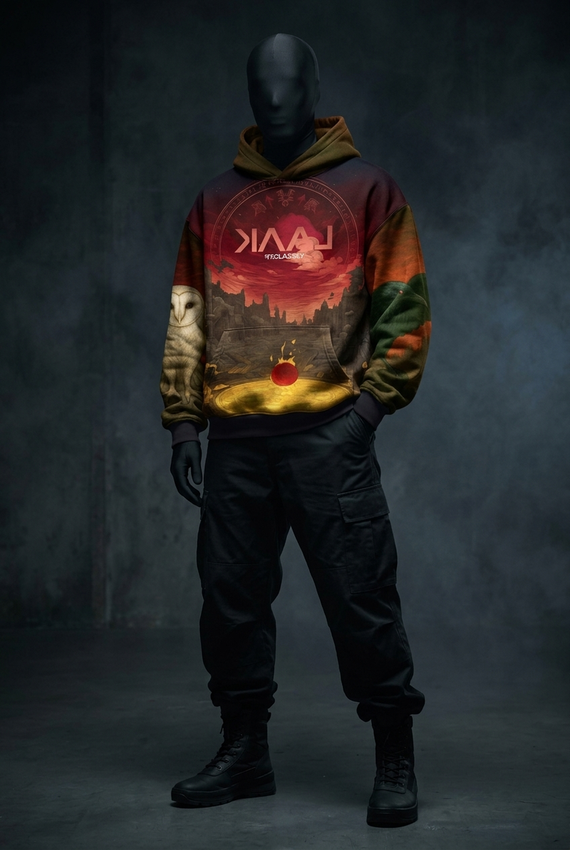 KAAL Dark Age Hoodie – Mythic Streetwear Print