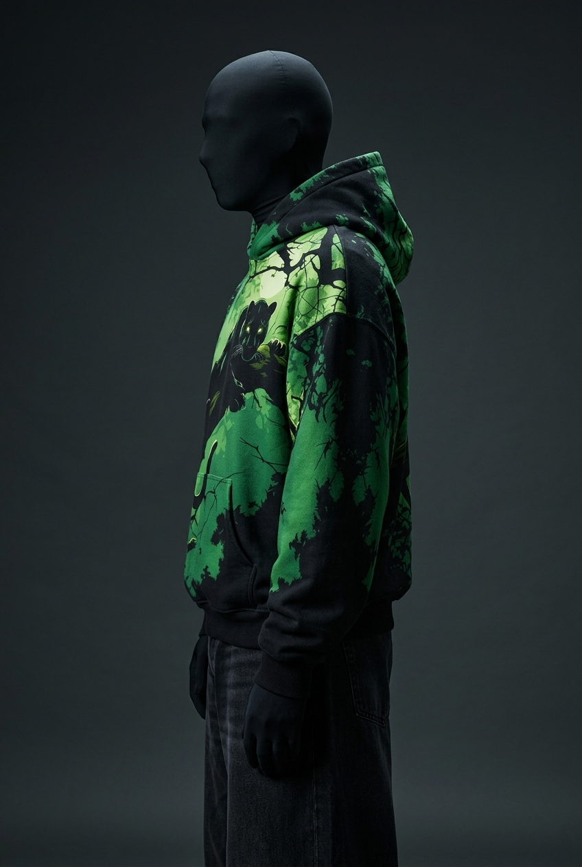 Jungle Phantom Printed Hoodie | Premium Fleece Hoodie