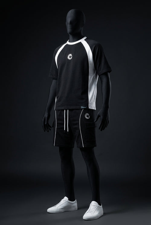Void Black Heavyweight Tech-Terry Co-ord Set