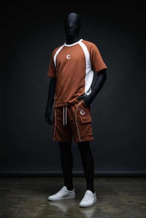Terra Brown Heavyweight Tech-Terry Co-ord Set