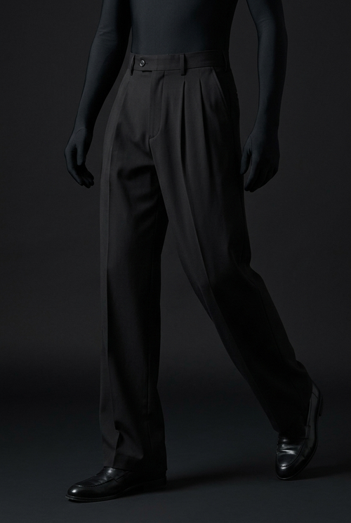 Jet Black Stretch Pants for Sleek Everyday Comfort