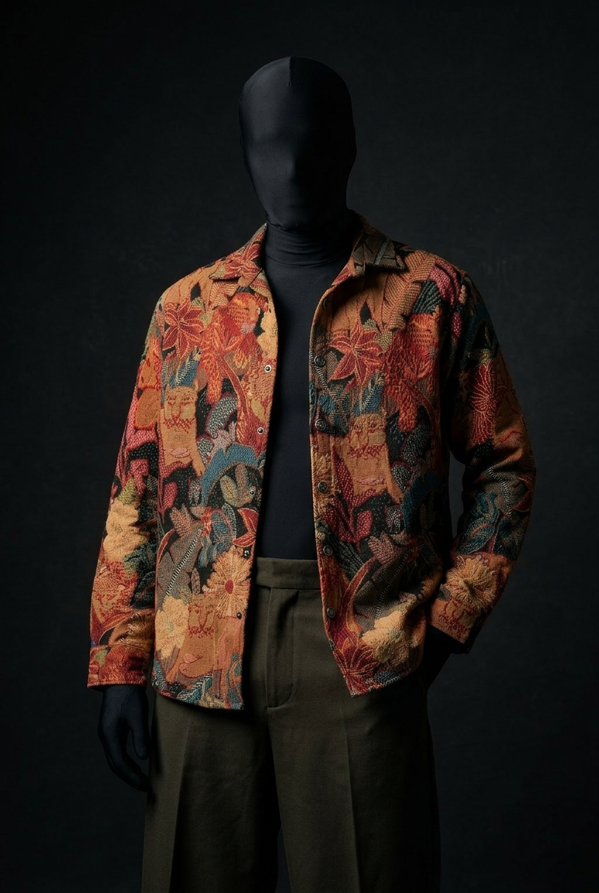 Bohemian Blaze Over Shirt – Partywear Over Shirts