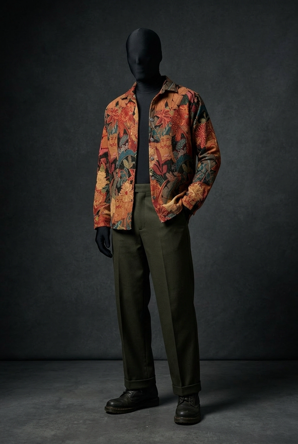 Bohemian Blaze Over Shirt – Partywear Over Shirts