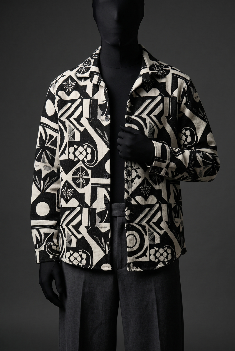 Graphic Illusion Over Shirt– Comfortable Over Shirts