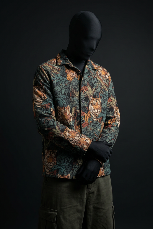 Jungle Royalty Over Shirt – Designer Cotton Over Shirts