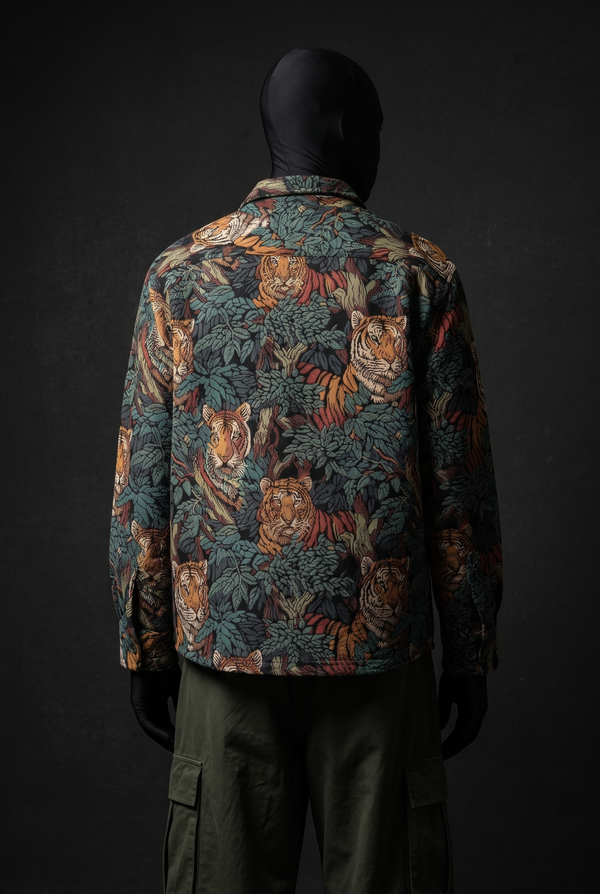 Jungle Royalty Over Shirt – Designer Cotton Over Shirts