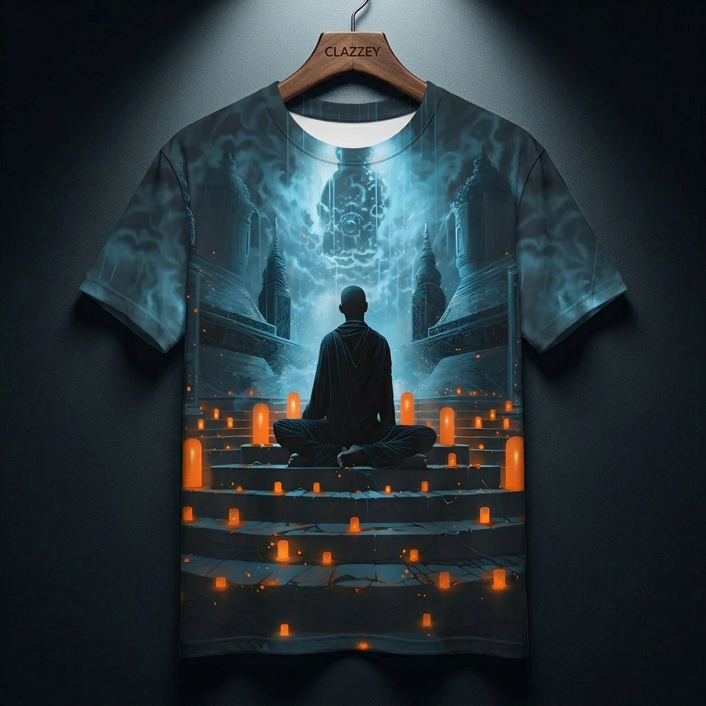 Monk- Tranquility Printed Tee