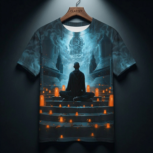 Monk- Tranquility Printed Tee