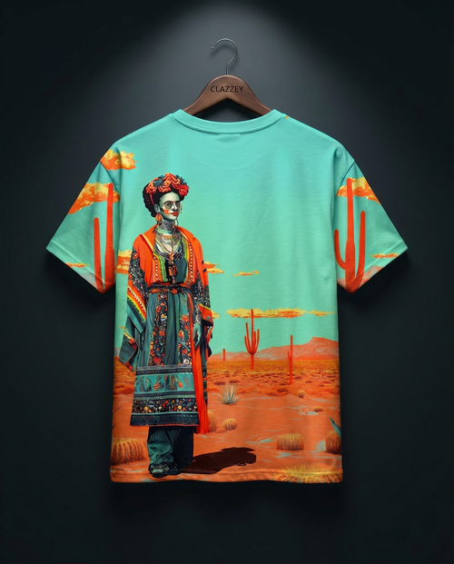 Desert Diva Printed Tee for Bold and Stylish Urban Streetwear