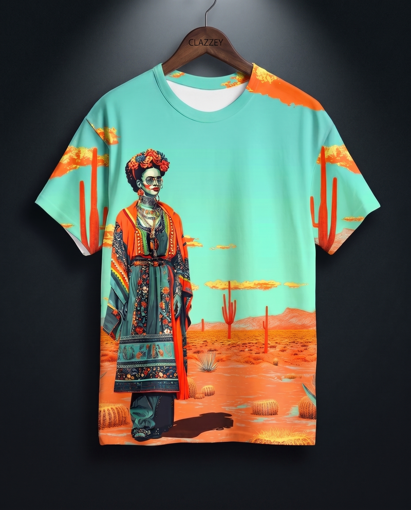 Desert Diva Printed Tee for Bold and Stylish Urban Streetwear