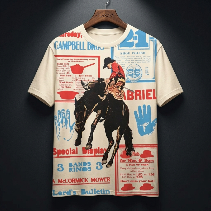 Old Town Rodeo Printed Tee