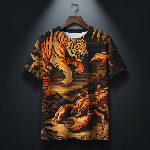 Predator's Printed Tee – Bold Graphic Streetwear T-Shirt