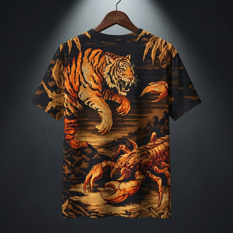 Predator's Printed Tee – Bold Graphic Streetwear T-Shirt