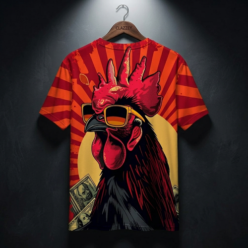 Rich Rooster Printed Tee