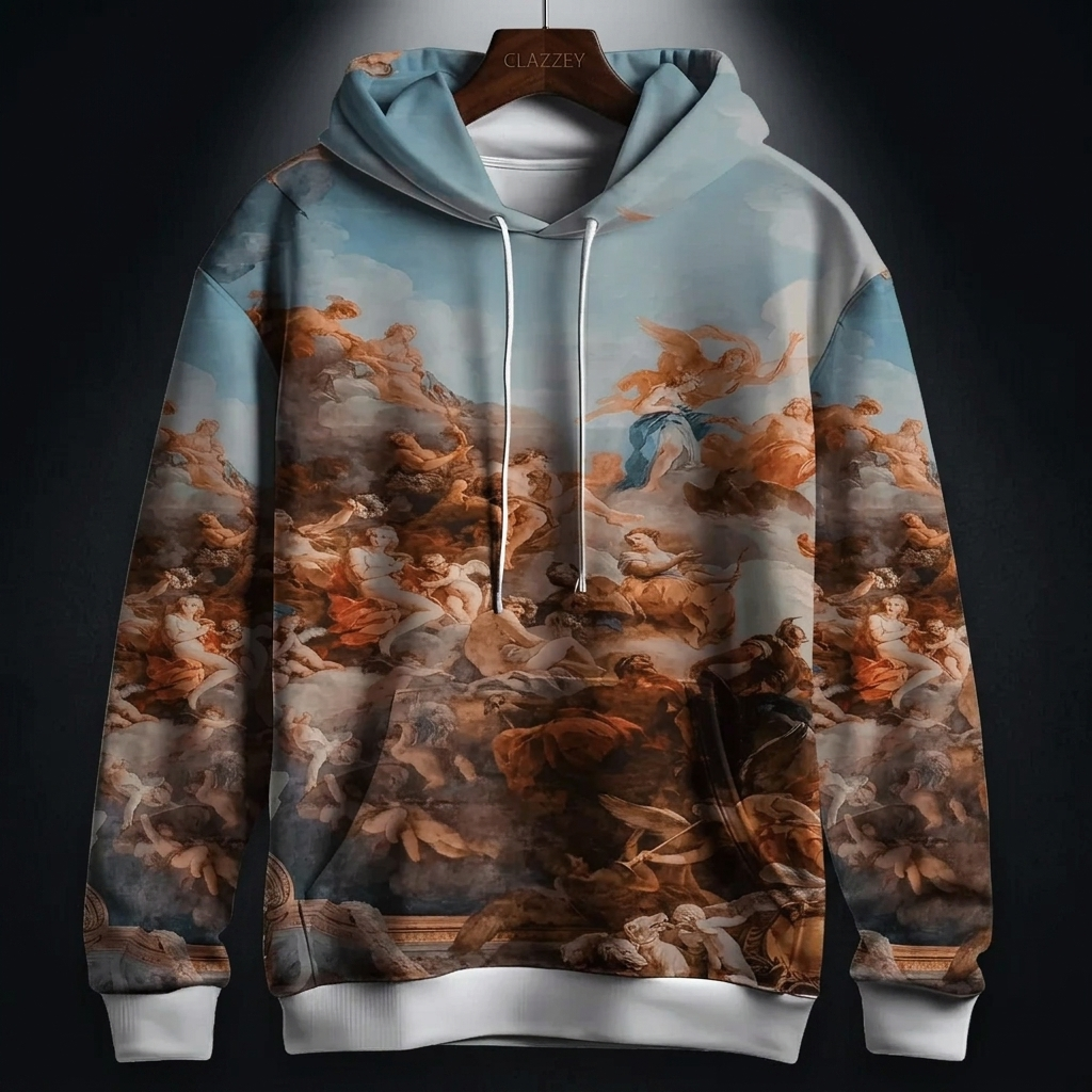 Baroque Visions Printed Hoodie