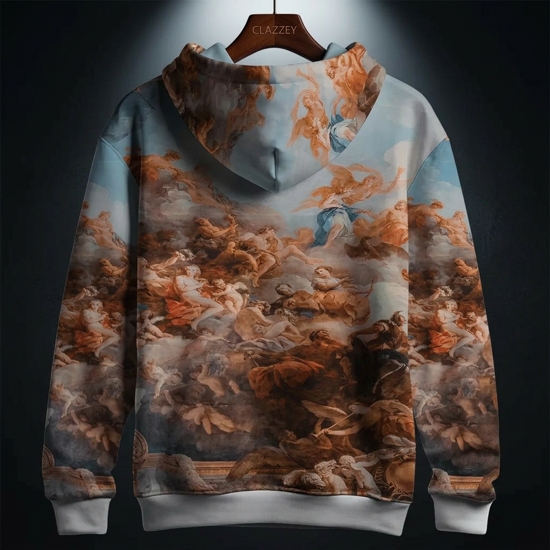 Baroque Visions Printed Hoodie