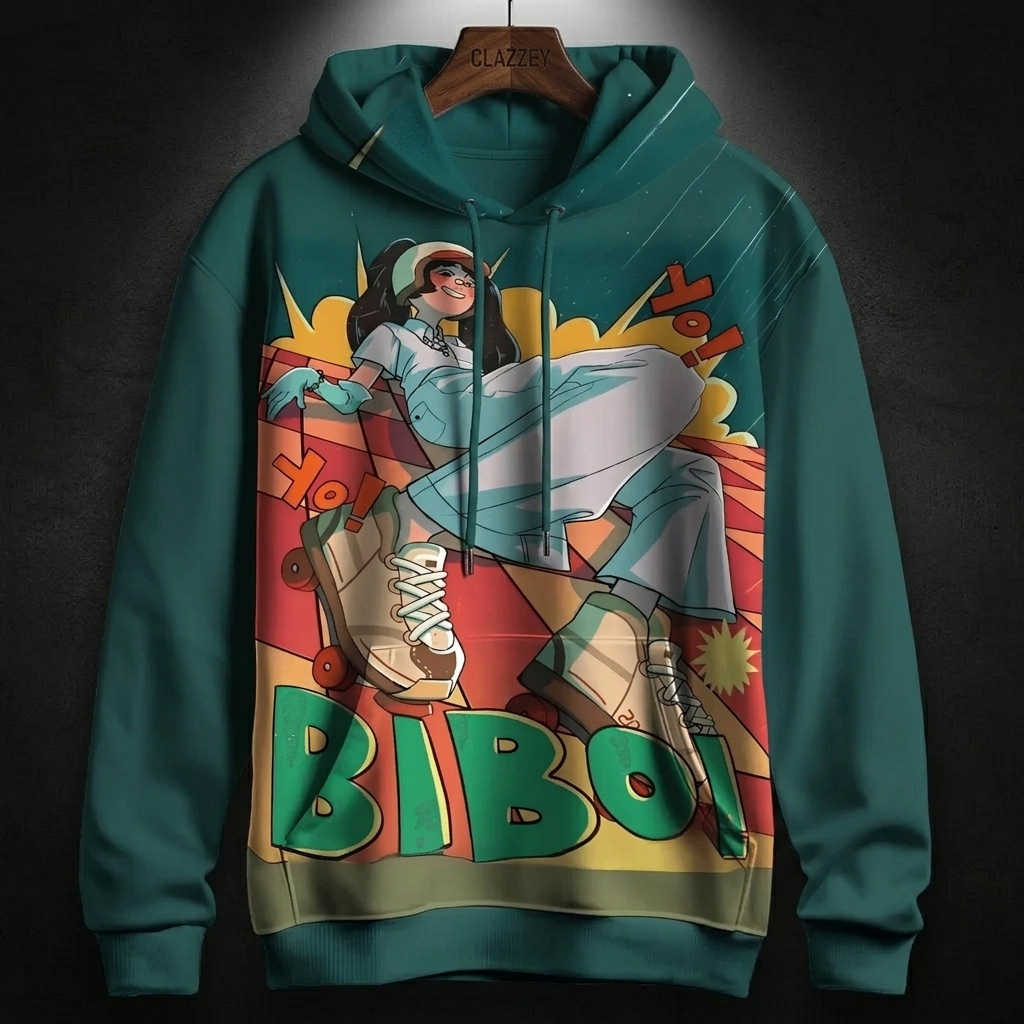 Bibo Blast Printed Hoodie