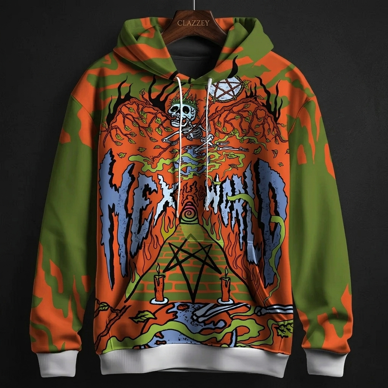 Hexbound Printed Hoodie