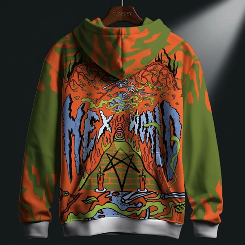 Hexbound Printed Hoodie