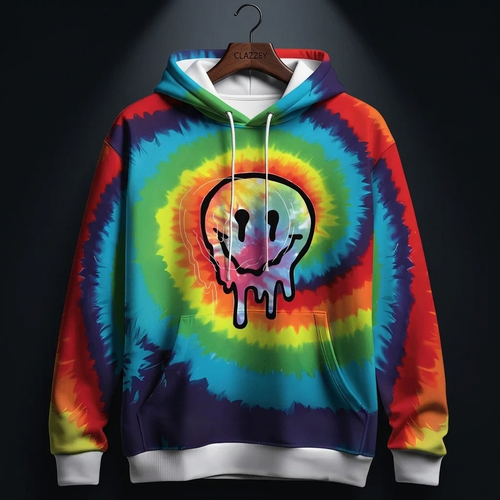 Hippy Drip Printed Hoodie