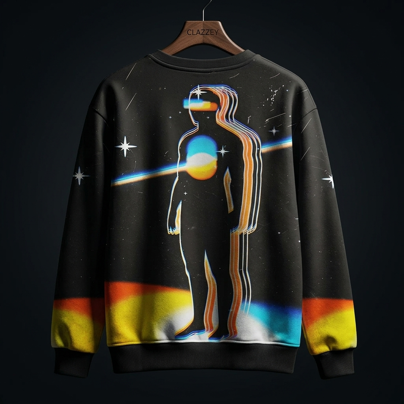 Retro Future Printed Sweatshirt