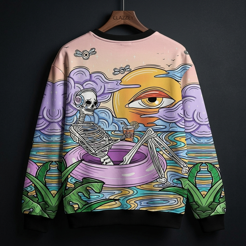 The Resting Soul Printed Sweatshirt