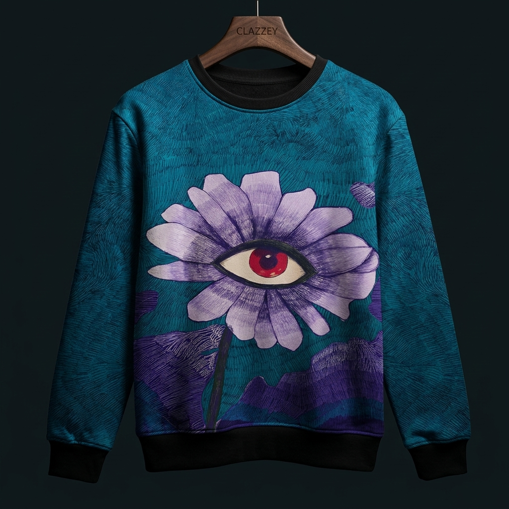 Vision Bloom Printed Sweatshirt