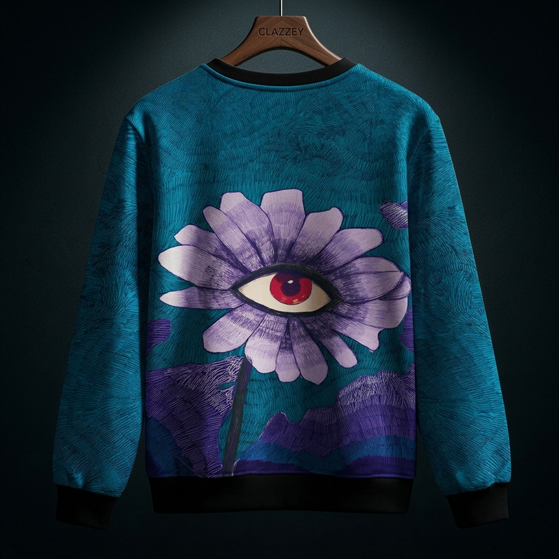Vision Bloom Printed Sweatshirt