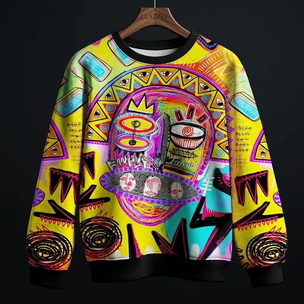 Vivid Frenzy Printed Sweatshirt