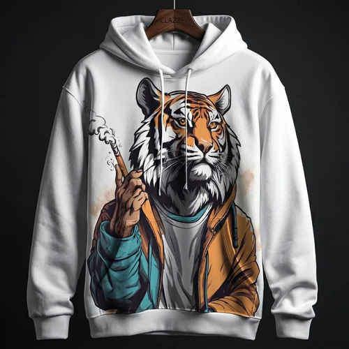 Wild Cigar Printed Hoodie